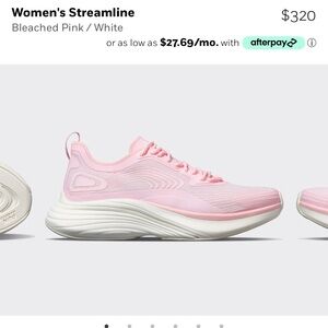 Women’s APL Streamline Sneaker - Bleached Pink size 7. Gently worn, like new.